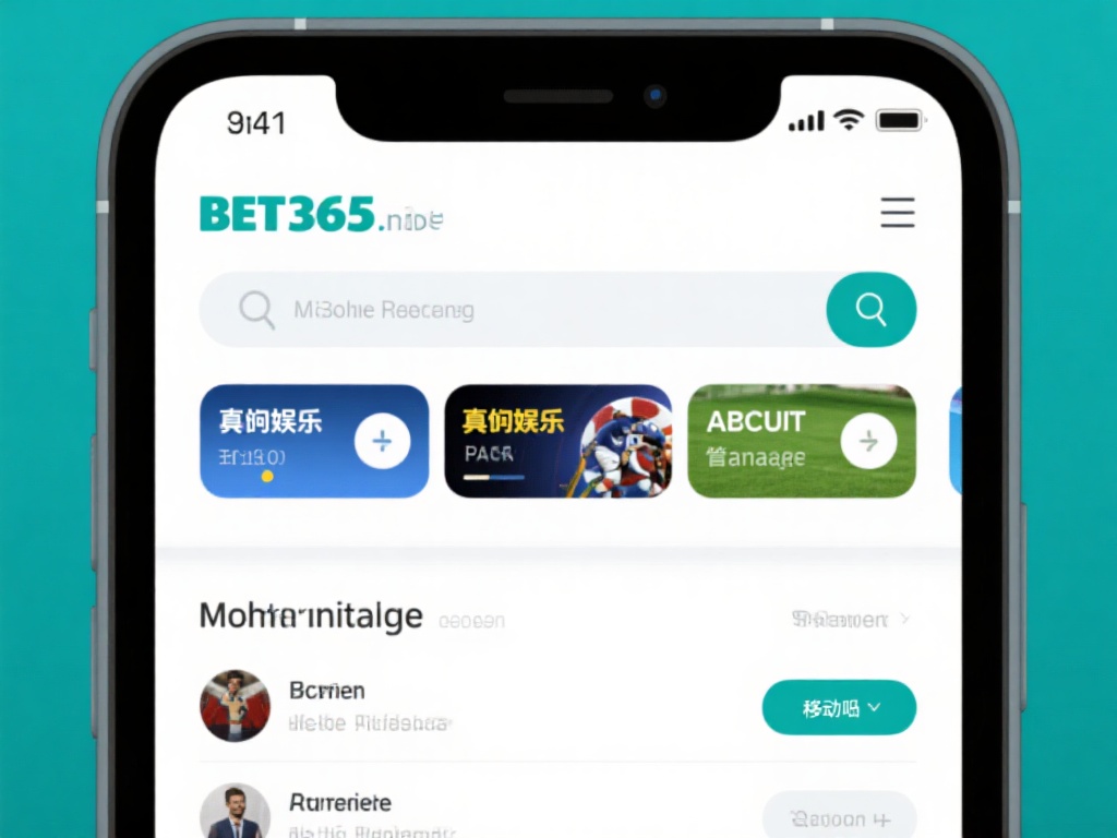 打开bet&nbsp;365网的移动端页面，首先映入眼帘的是