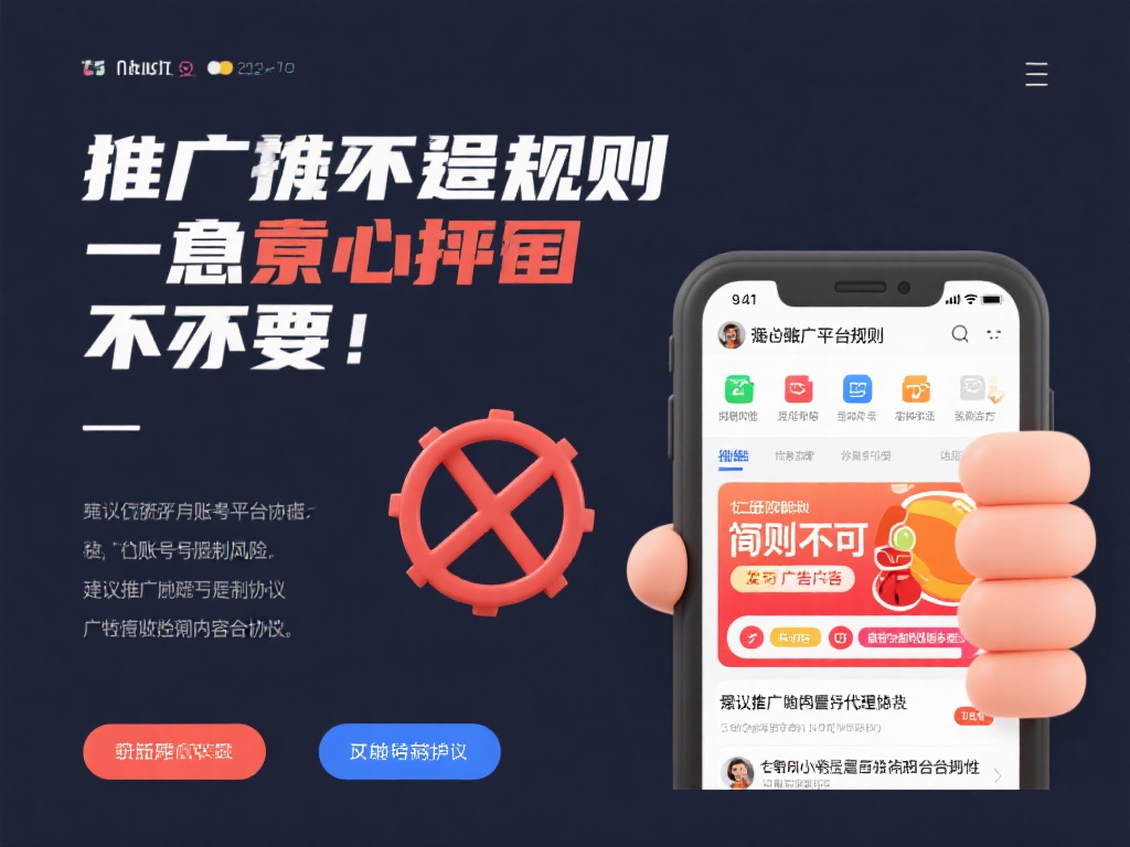 推广过程中遇到违规怎么办？
如果不小心触碰到平台